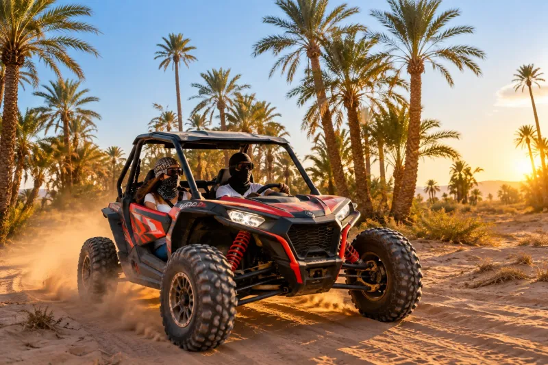 Raptor, buggy biplace dans la palmeraie